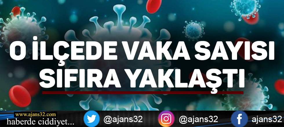 O İlçede Vaka Sayısı Sıfıra Yaklaştı