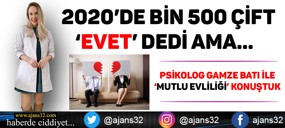 2020’de Bin 500 Çift ‘Evet’ Dedi Ama…