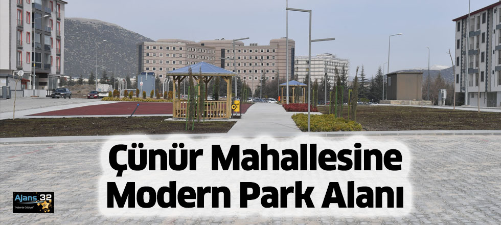 Çünür Mahallesine Modern Park Alanı