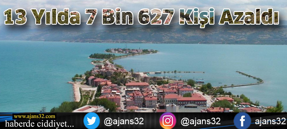 13 Yılda 7 Bin 627 Kişi Azaldı