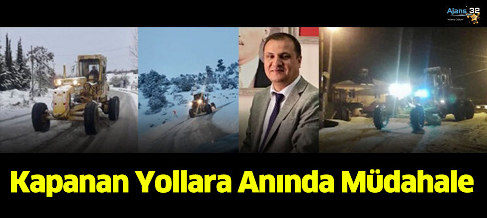 Kapanan Yollara Anında Müdahale