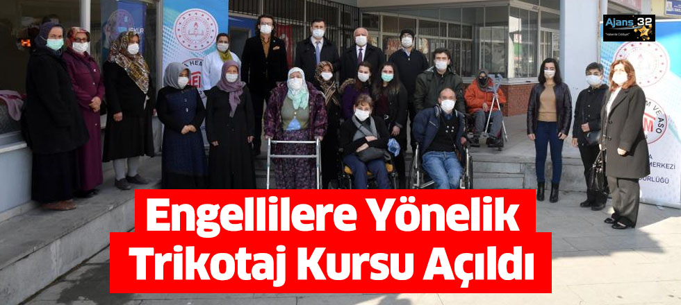 Engellilere Yönelik Trikotaj Kursu Açıldı