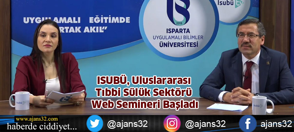 ISUBÜ, Uluslararası Tıbbi Sülük Sektörü Web Semineri Başladı