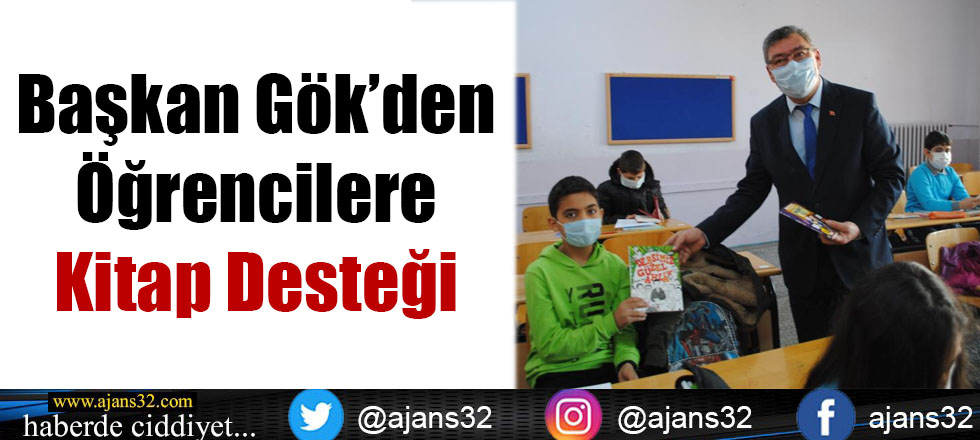 Başkan Gök’den Öğrencilere Kitap Desteği