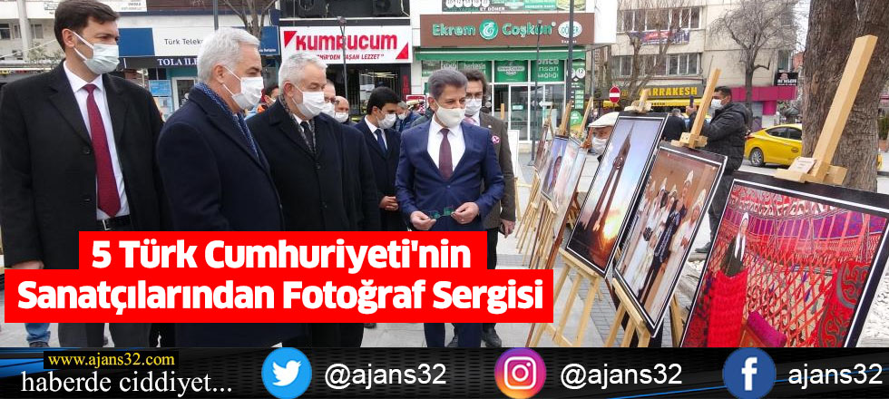 Isparta’da 5 Türk Cumhuriyeti'nin Sanatçılarından Fotoğraf Sergisi