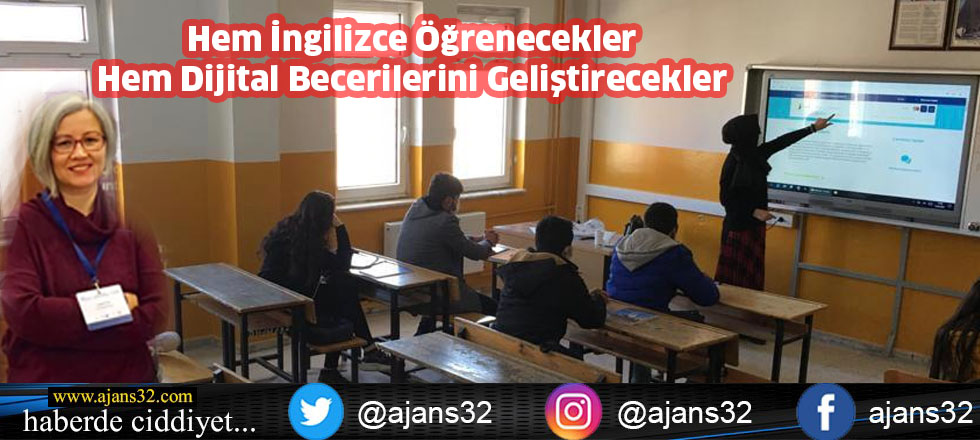 Hem İngilizce Öğrenecekler Hem Dijital Becerilerini Geliştirecekler