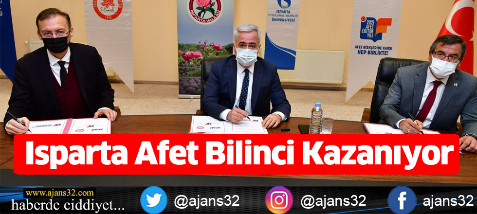 Isparta Afet Bilinci Kazanıyor