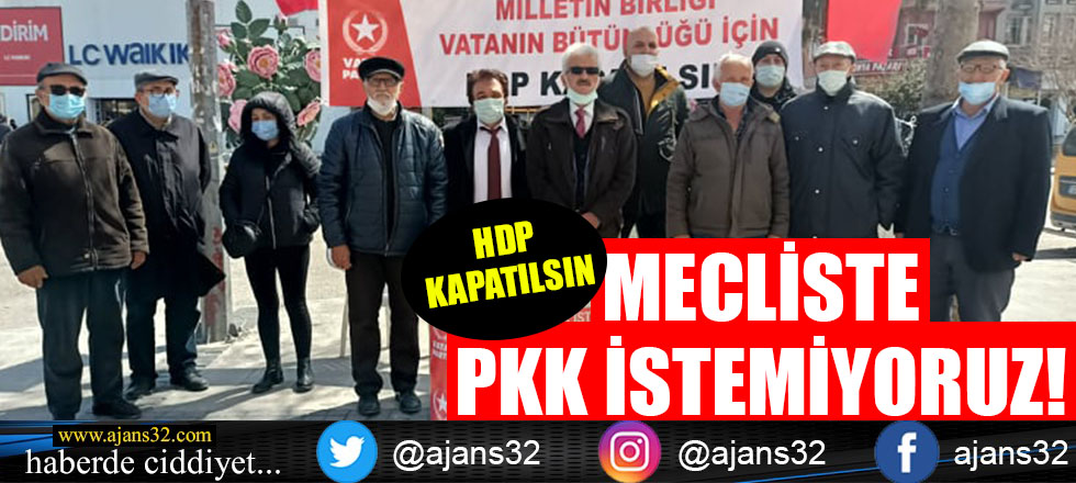 HDP’nin Kapatılması İçin İmza Kampanyası Başlattılar