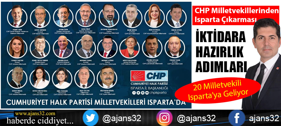CHP Milletvekillerinden Isparta Çıkarması