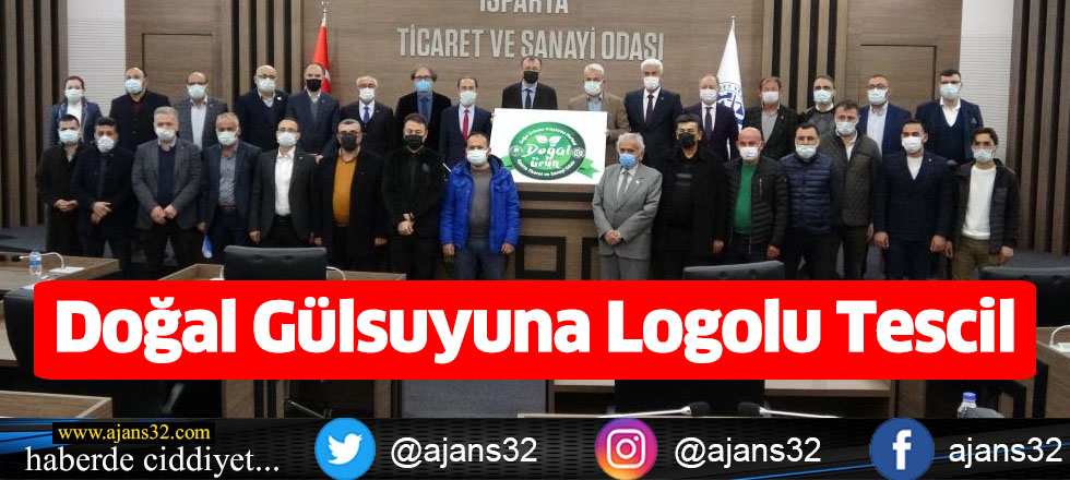Doğal Gülsuyuna Logolu Tescil