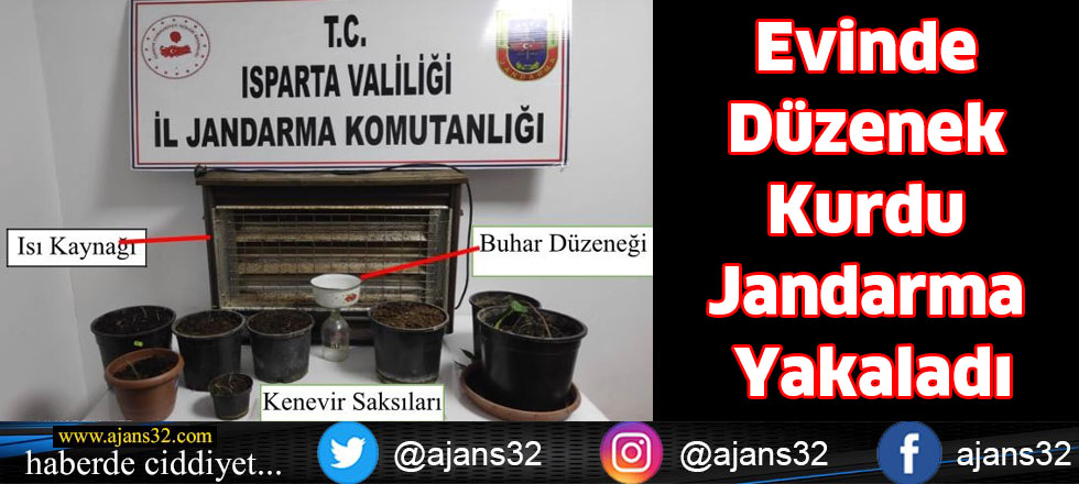 Evinde Düzenek Kurdu Jandarma Yakaladı