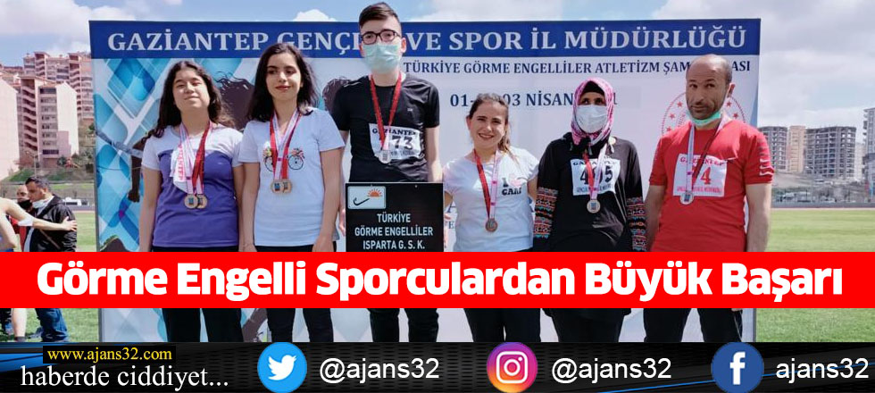 Görme Engelli Sporculardan Büyük Başarı