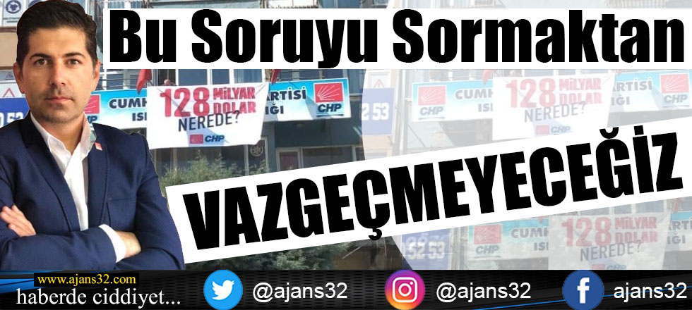 Bu Soruyu Sormaktan Vazgeçmeyeceğiz!