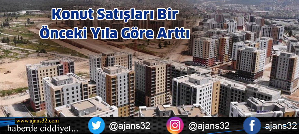 Konut Satışları Bir  Önceki Yıla Göre Arttı