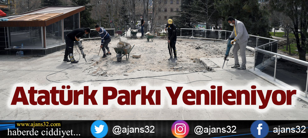 Atatürk Parkı Yenileniyor