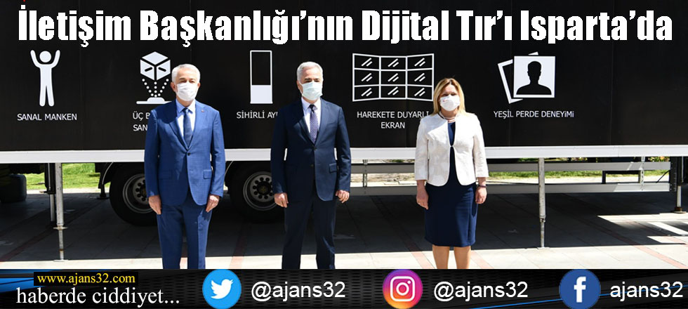 İletişim Başkanlığı’nın Dijital Tır’ı Isparta’da