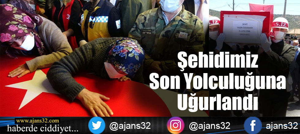 Şehidimiz Son Yolculuğuna Uğurlandı