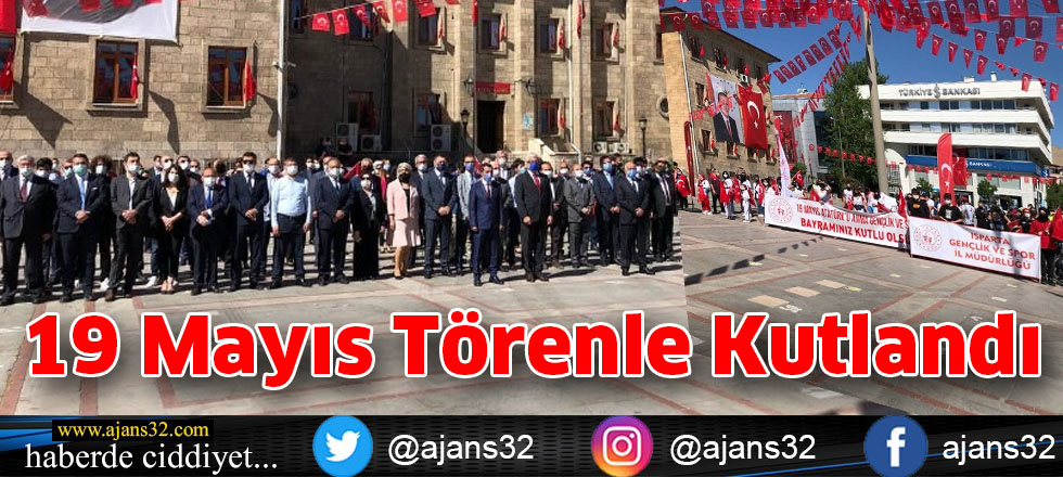 19 Mayıs Törenle Kutlandı