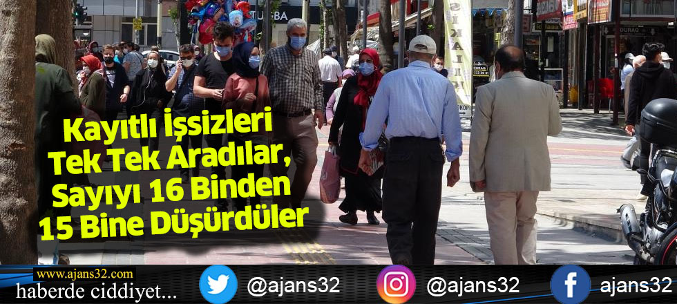 Kayıtlı İşsizleri Tek Tek Aradılar, Sayıyı 16 Binden 15 Bine Düşürdüler