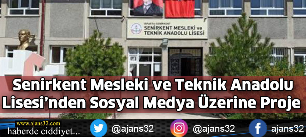 Senirkent Mesleki ve Teknik Anadolu  Lisesi’nden Sosyal Medya Üzerine Proje