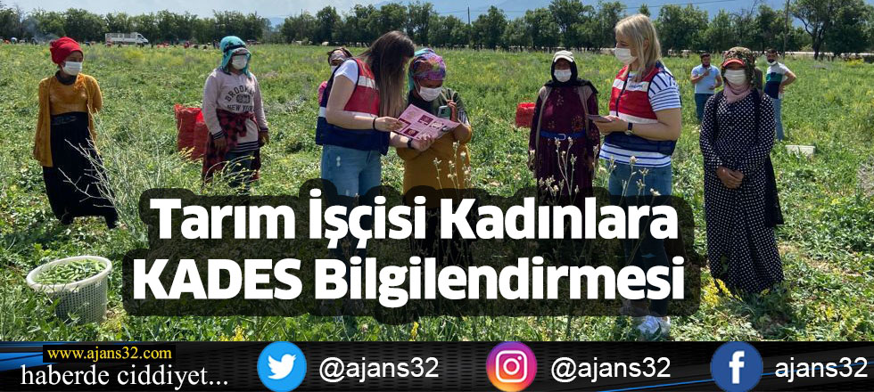 Tarım İşçisi Kadınlara KADES Bilgilendirmesi