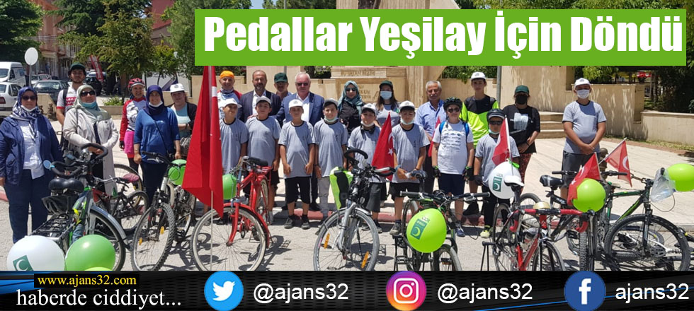 Pedallar Yeşilay İçin Döndü