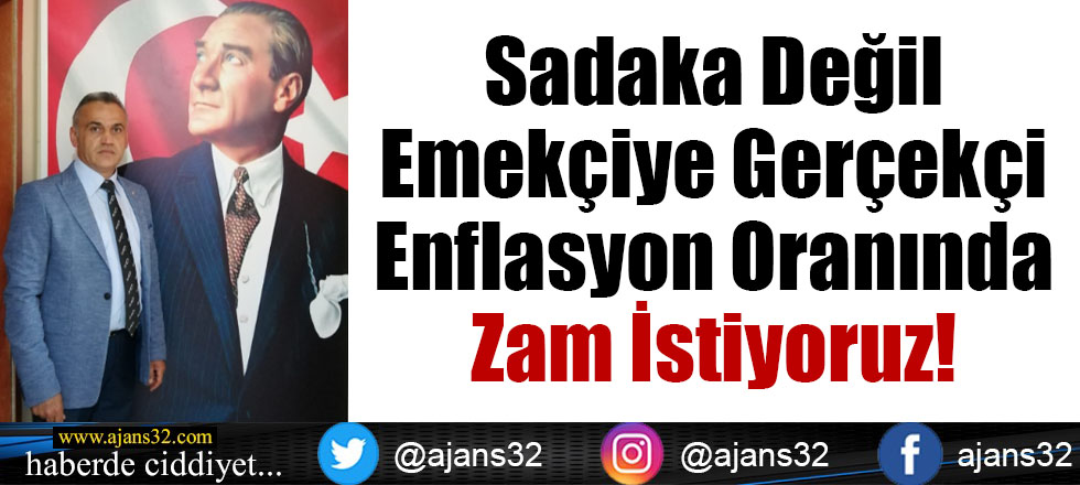 Sadaka Değil Emekçiye Gerçekçi Enflasyon Oranında Zam İstiyoruz!