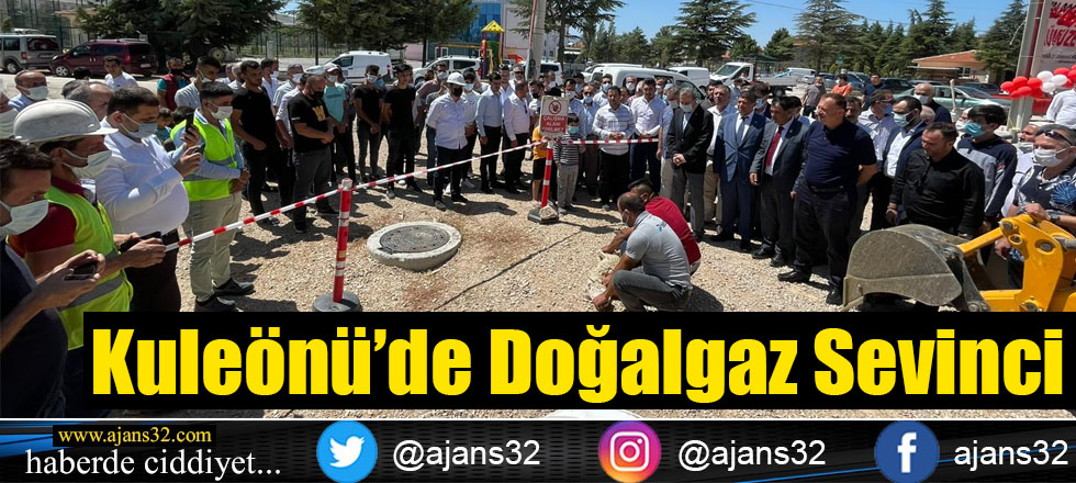 Kuleönü'de Doğalgaz Sevinci