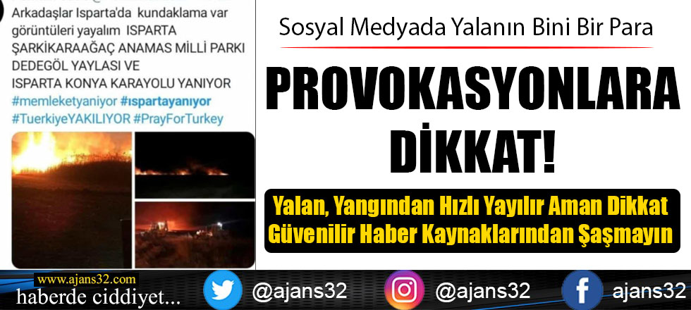 Provokasyonlara Dikkat!