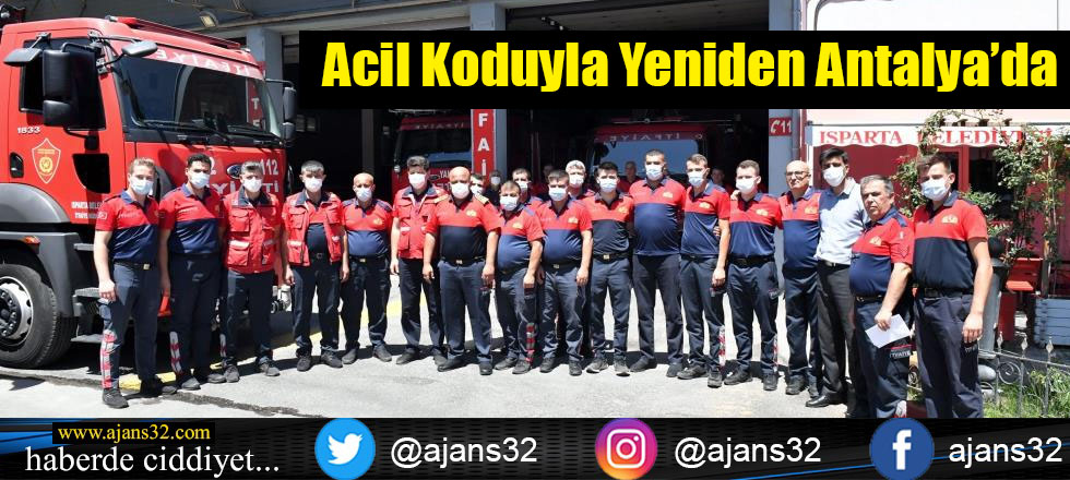 Acil Koduyla Yeniden Antalya'da