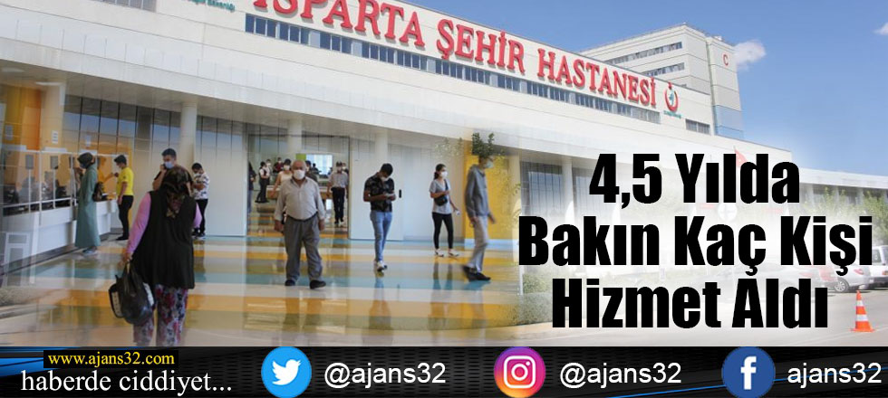 4,5 Yılda Bakın Kaç Kişi Hizmet Aldı