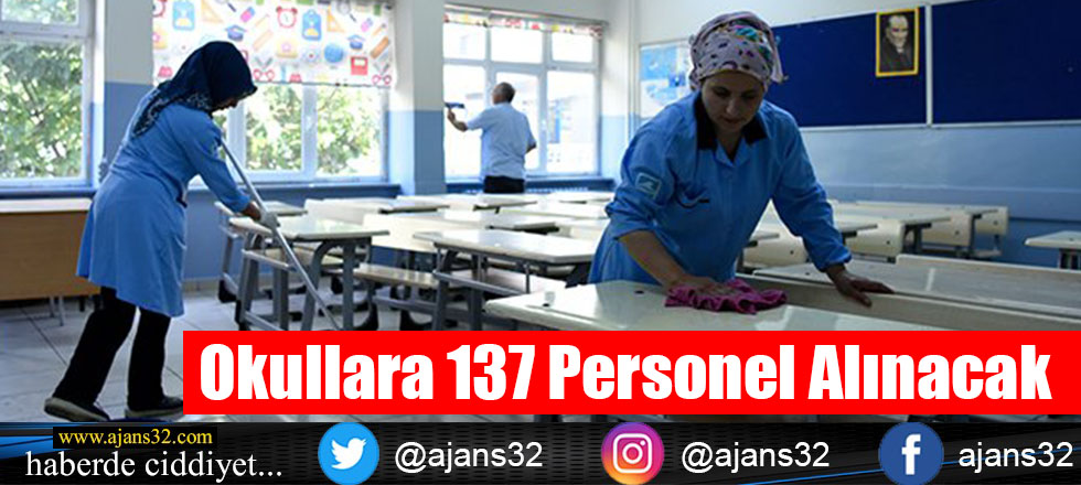 Okullara 137 Personel Alınacak