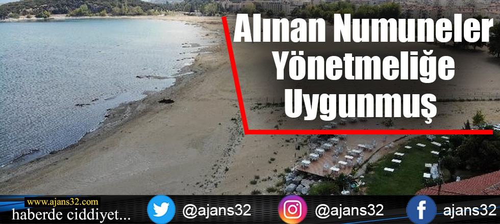 Alınan Numuneler Yönetmeliğe Uygunmuş