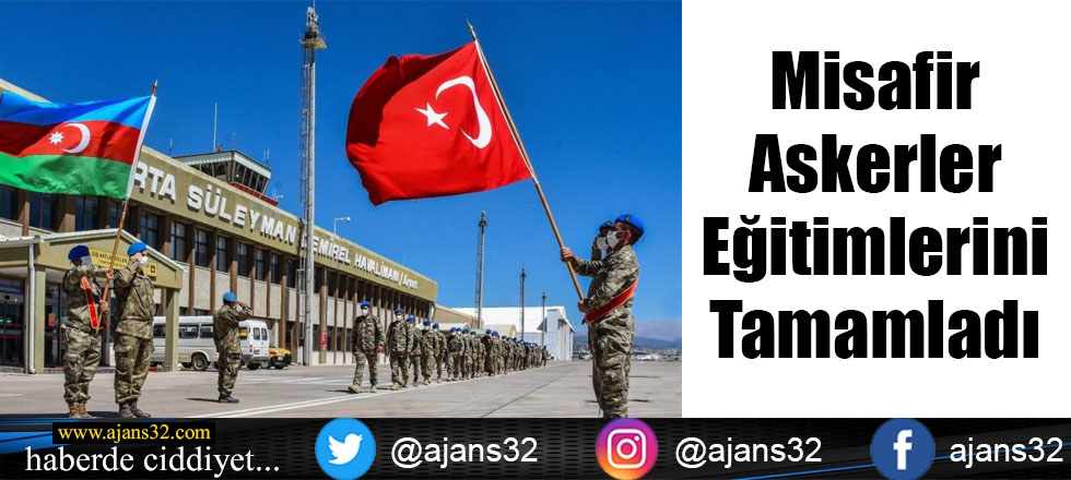 Misafir Askerler Eğitimlerini Tamamladı