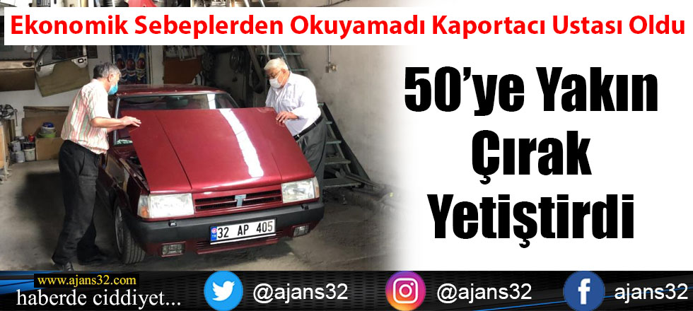 50'ye Yakın Çırak Yetiştirdi