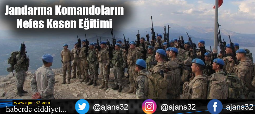 Jandarma Komandoların Nefes Kesen Eğitimi