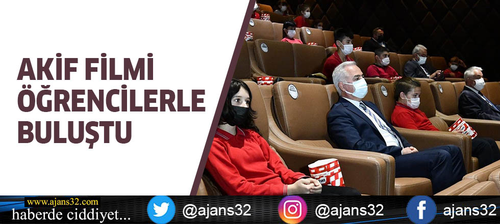 Âkif Filmi Öğrencilerimizle Buluştu