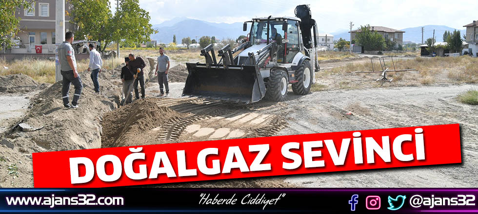 Küme Evlerde Doğalgaz Sevinci