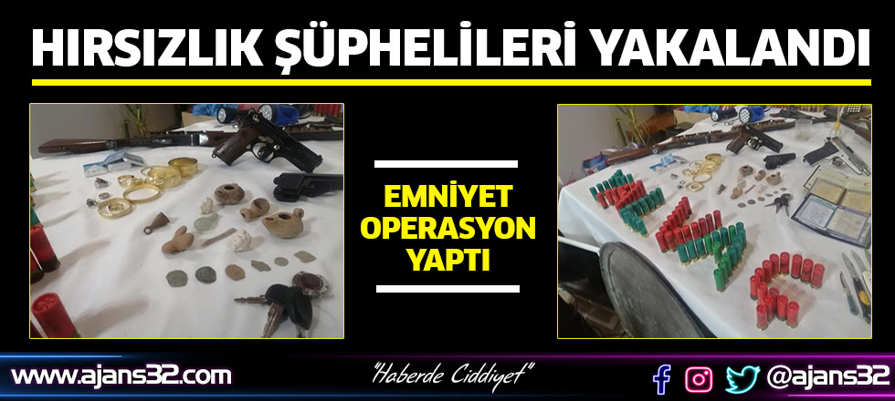 Hırsızlık Şüphelileri Yakalandı