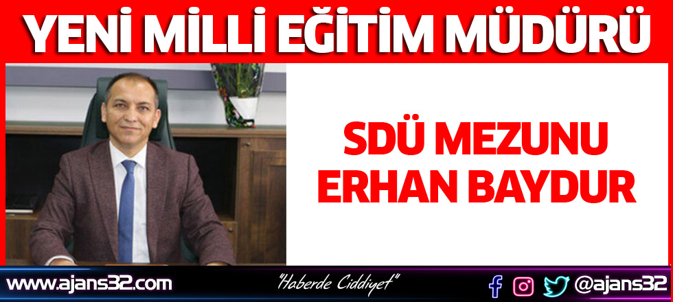 Milli Eğitim Müdürü Belli Oldu