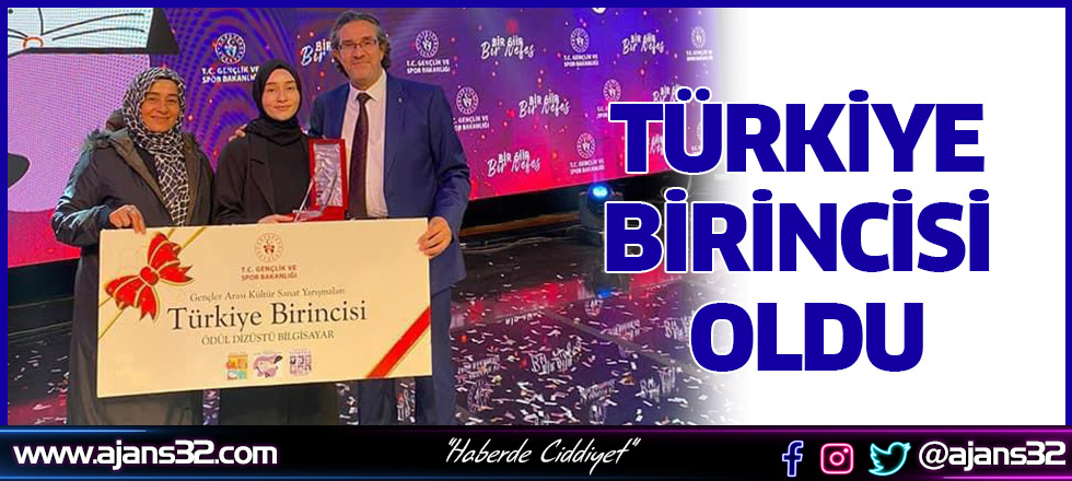 Türkiye Birincisi Oldu