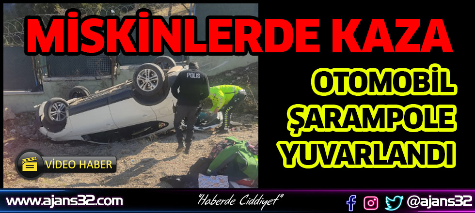 Miskinler Yokuşunda Trafik Kazası