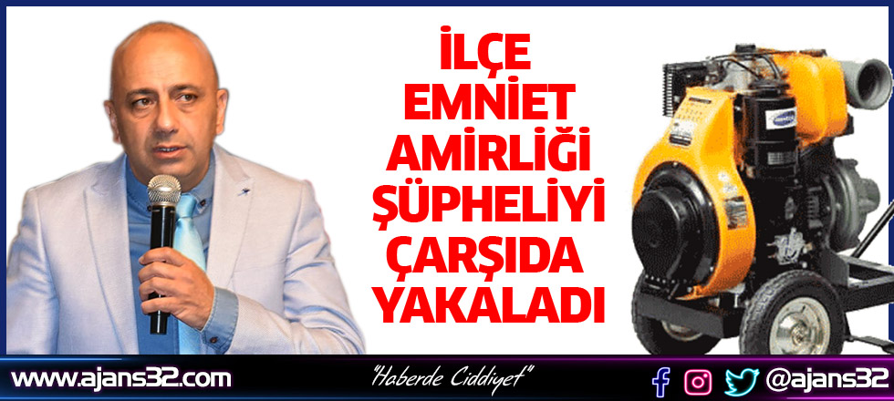 İlçe Emniyet Amirliği Şüpheliyi Çarşıda Yakaladı