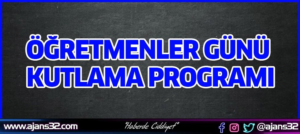 Öğretmenler Günü kutlama Programı