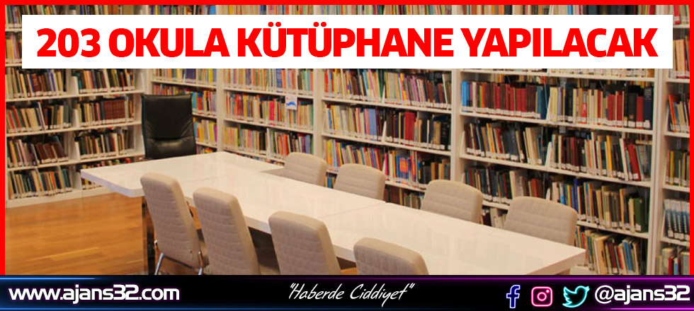 203 Okula Kütüphane Yapılacak