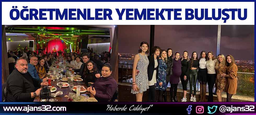 Öğretmenler Yemekte Buluştu