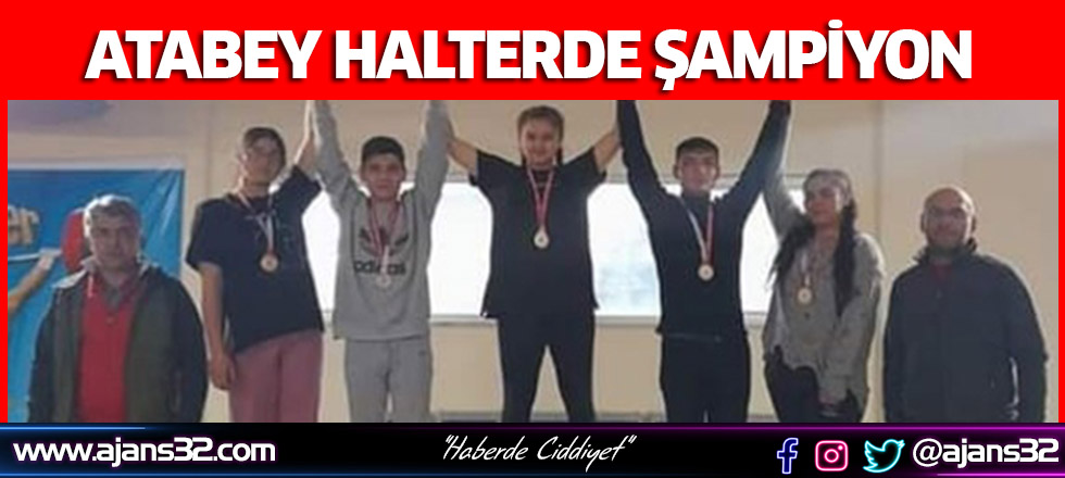 Atabey Halterde Şampiyon