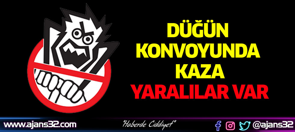 Düğün Konvoyunda Kaza