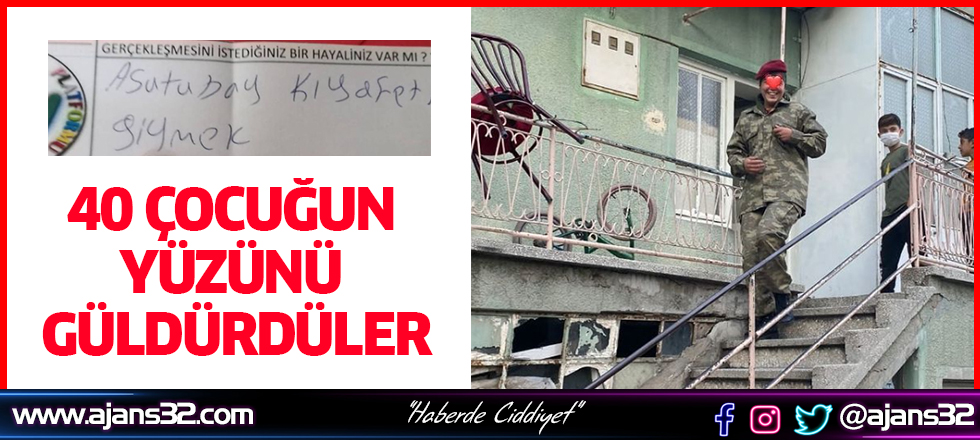 40 Çocuğun Yüzünü Güldürdüler