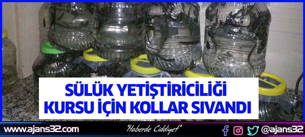 Sülük Yetiştiriciliği Kursu İçin Kollar Sıvandı